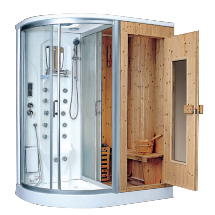 Walk In Luxury Whirlpool Sauna a Vapor